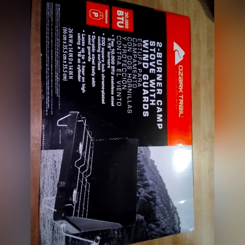 Ozark trail 2 burner camping stove